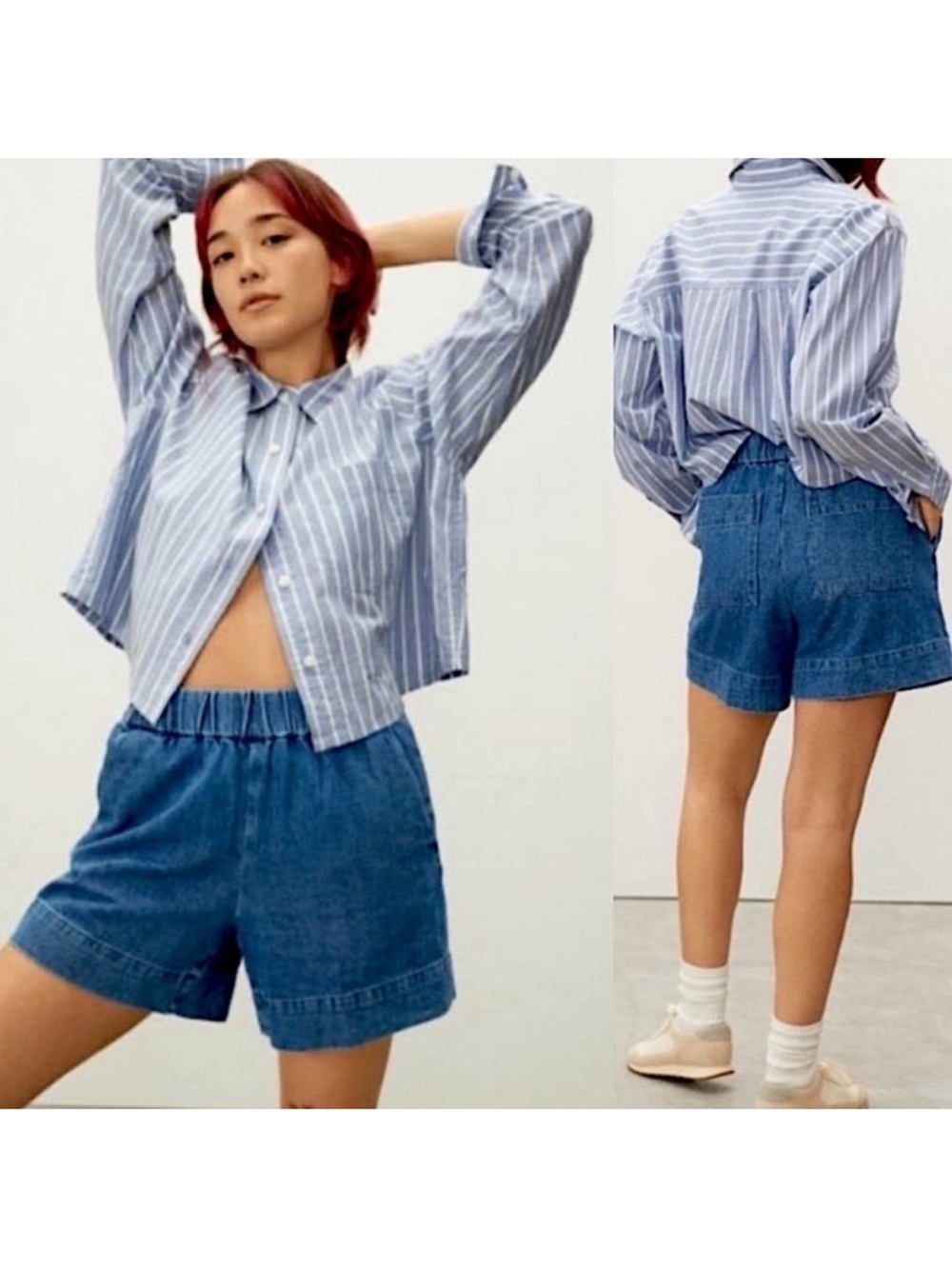 Everlane The Easy Jean Short Organic Cotton Size 8